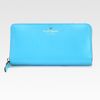 Kate Spade Lacey Ziparound Wallet in Blue - Lyst
