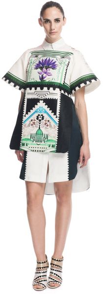 Mary Katrantzou Botanist Tunic in Multicolor (multi) - Lyst