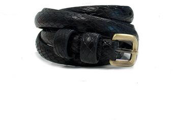 Ollie & Nic Poppy Snake Narrow Belt - Lyst
