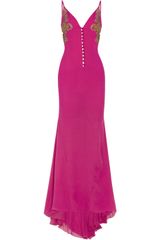 Rosamosario Vita E Passioni Demira Silkgeorgette and Lace Chemise