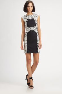Tibi Violette Silk Dress - Lyst