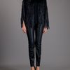 Tim Ryan Fringe Cape in Black - Lyst
