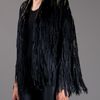 Tim Ryan Fringe Cape in Black - Lyst