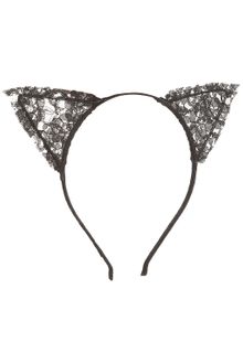 Topshop Cat Lace Ears - Lyst