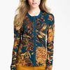 Tory Burch Bonnie Cardigan in Gold (twilight garnet) - Lyst
