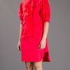 Alexander Mcqueen Ruffled Dress in Red - Lyst