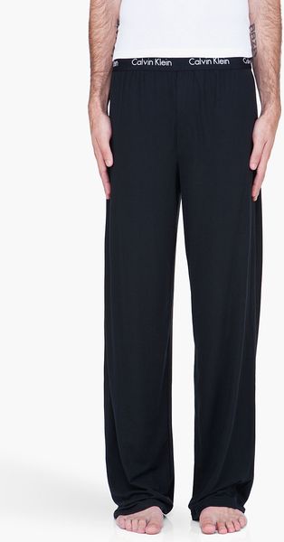 Calvin Klein Black Body Modal Lounge Pants - Lyst