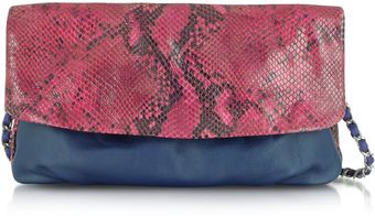 Elie Tahari Emory Glazed Python Shoulder Bag - Lyst