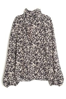 Giambattista Valli Knit Print Turtleneck Top - Lyst