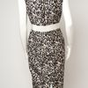 Giambattista Valli Knit Print Sleeveless Dress in White - Lyst