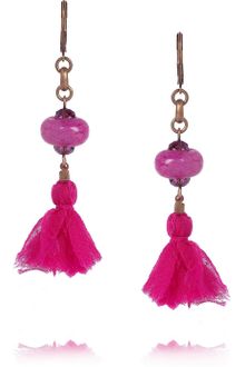 Isabel Marant Yeah Right Agate Glass and Silk Earrings - Lyst