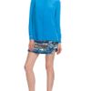 Matthew Williamson Silk Crepe Nehru Shirt in Blue - Lyst