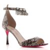 Matthew Williamson Ss Natural Guava Sandal in Black (natural) - Lyst