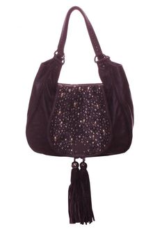 Sara Berman Louis Purse Top Tote Burgundy - Lyst
