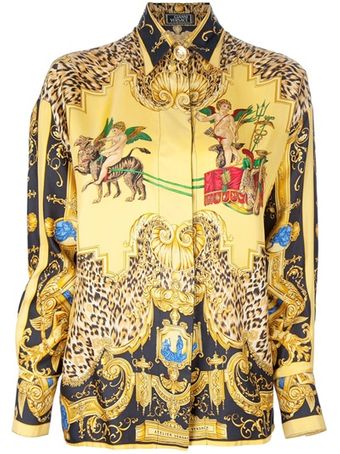 Gianni Versace Vintage Loose Fitting Shirt - Lyst