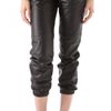 Juicy Couture Leather Track Pants in Black - Lyst