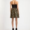 Alice + Olivia Caryn Bustier Dress in Gold (black) - Lyst
