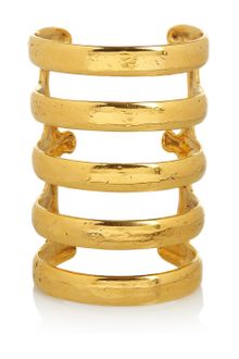 Aurelie Bidermann Esteban 18karat Goldplated Cuff - Lyst