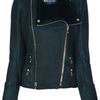 Balmain Lamb Skin Jacket in Green - Lyst