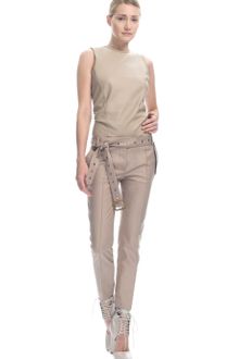 Ferragamo Ss Leather Corda Top - Lyst