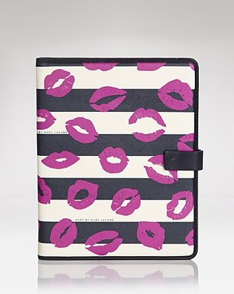 Marc By Marc Jacobs Ipad Case Tablet Book Stripey Lips - Lyst