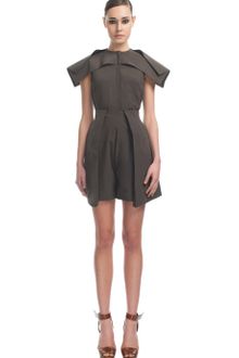Mugler Ss Basalte Crepe Papier Short - Lyst