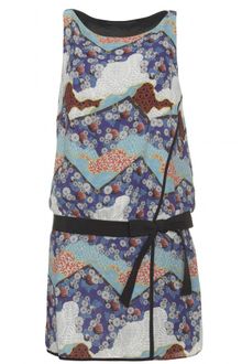 Proenza Schouler Print Wrap Dress - Lyst