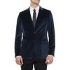 Burberry Slimfit Velvet Blazer in Blue for Men - Lyst