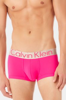Calvin Klein Steel Microfiber Low Rise Trunks - Lyst