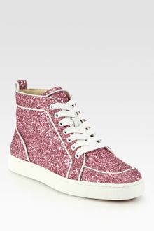 Christian Louboutin Rantus Orlato Glitter Sneakers - Lyst