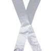 Dents Ladies 16bl Plain Stain Evening Gloves in Silver - Lyst