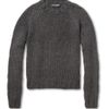 Dolce & Gabbana Looseknit Cashmere Sweater in Gray for Men - Lyst