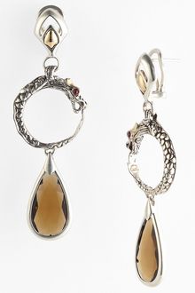 John Hardy Batu Naga Drop Earrings - Lyst