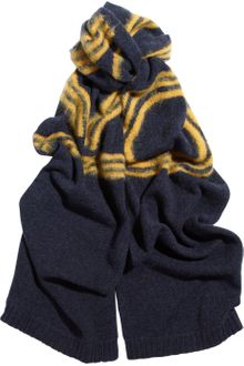 Kenzo Intarsia Woolblend Scarf - Lyst