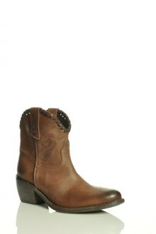 Lama Peach Earl Tan Ankle Boot By Lama Peach - Lyst