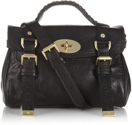 mulberry black mini alexa