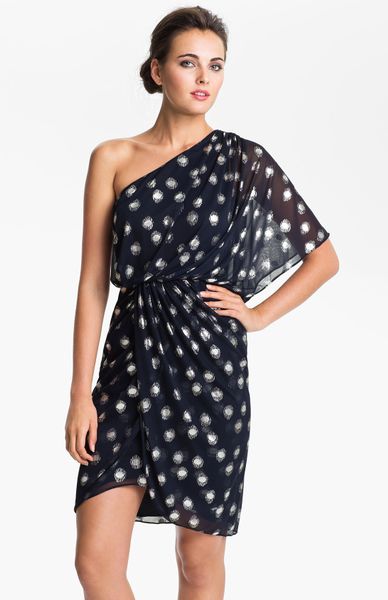 Adrianna papell blouson dress navy Clearance