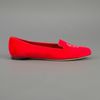 Alexander Mcqueen Slipper Shoe in Red - Lyst