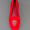 Alexander Mcqueen Slipper Shoe in Red - Lyst