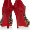 Christian Louboutin Aerotonoc 120 Calf Hair and Lace Ankle Boots in Multicolor (red) - Lyst