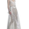 Francesco Scognamiglio Ss Honeycomb Lace Gown in Silver - Lyst