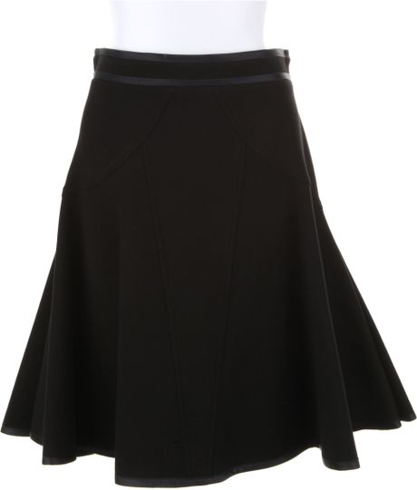 Givenchy Black Skirt in A Technic Jersey Blend Of Viscose in Black - Lyst