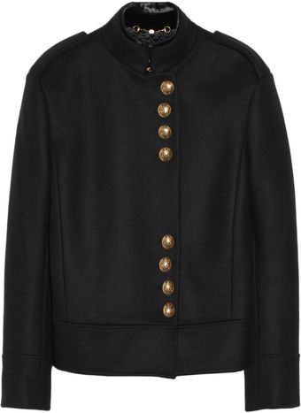 Gucci Wool Militarystyle Jacket - Lyst