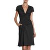 J. Mendel Short Sleeve Dress in Black - Lyst