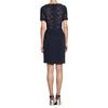 J. Mendel Guipure Lace Vneck Dress in Blue (navy) - Lyst