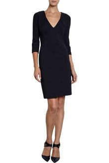 J. Mendel Vneck Dress - Lyst
