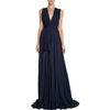 J. Mendel Vneck Gown in Blue (navy) - Lyst