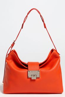 Jimmy Choo Rachel Small Grainy Calfskin Leather Shoulder Bag - Lyst