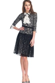 L'Wren Scott Ss Hockney Lace Dress - Lyst