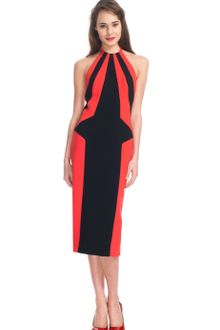 L'Wren Scott Ss Crepe Dress - Lyst